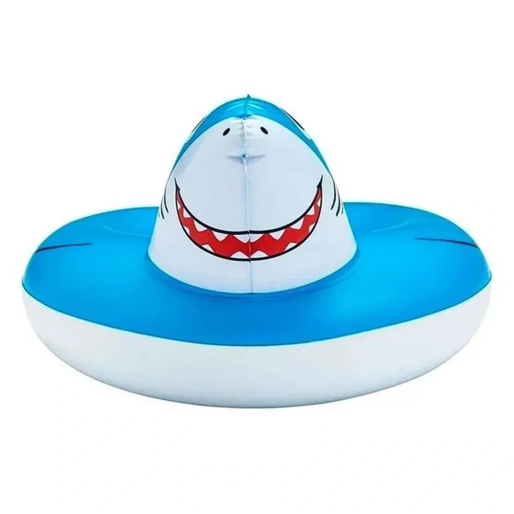 Kids' Blue Shark Inflatable Pool Float
